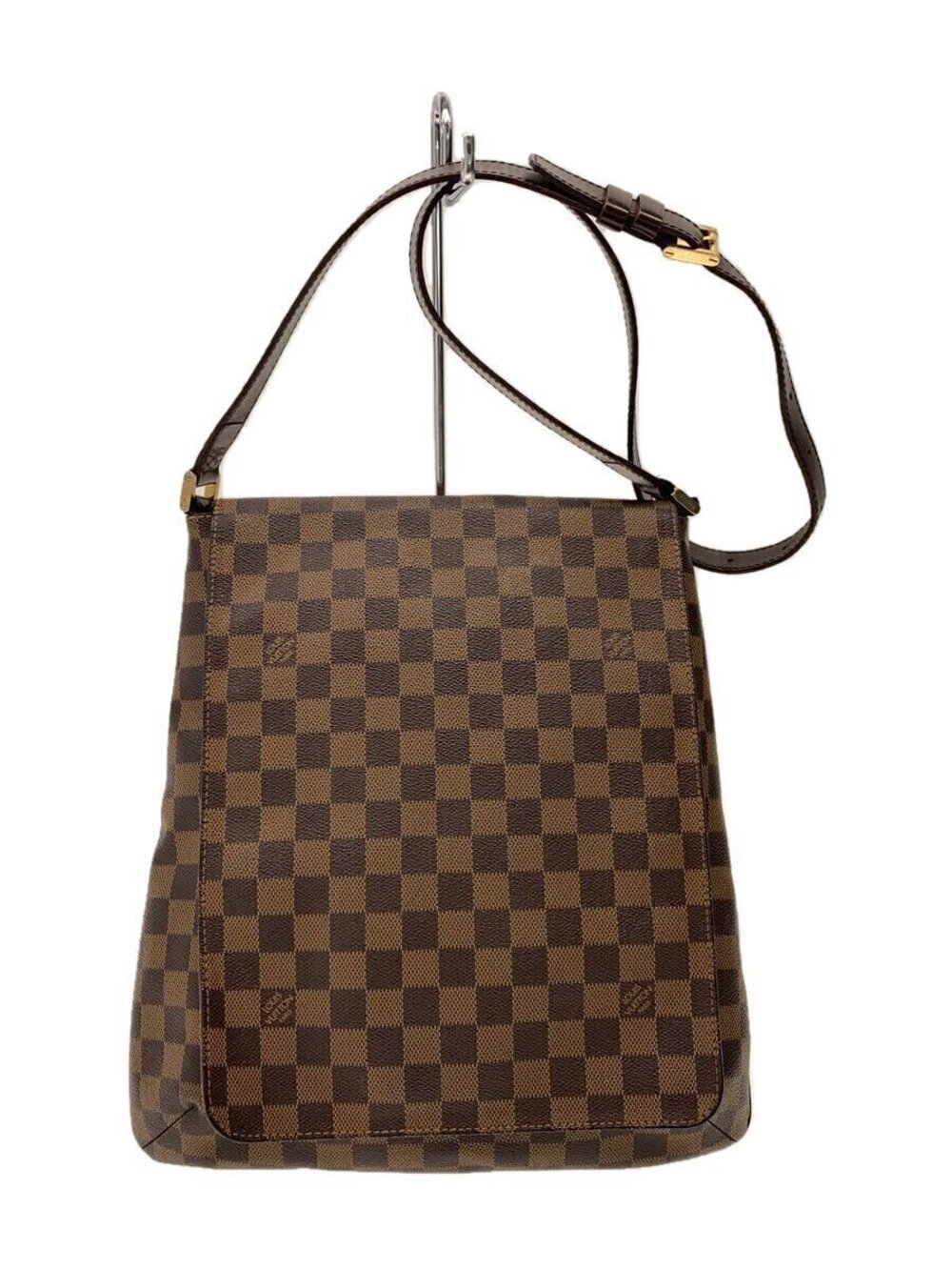 LOUIS VUITTON Musette Damier Ebene Brown